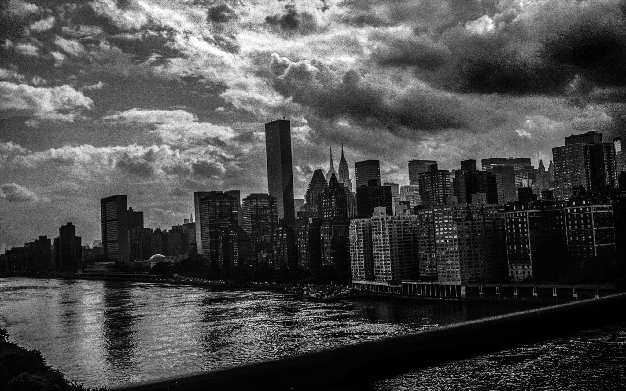 Photograph of the Manhattan Skyline